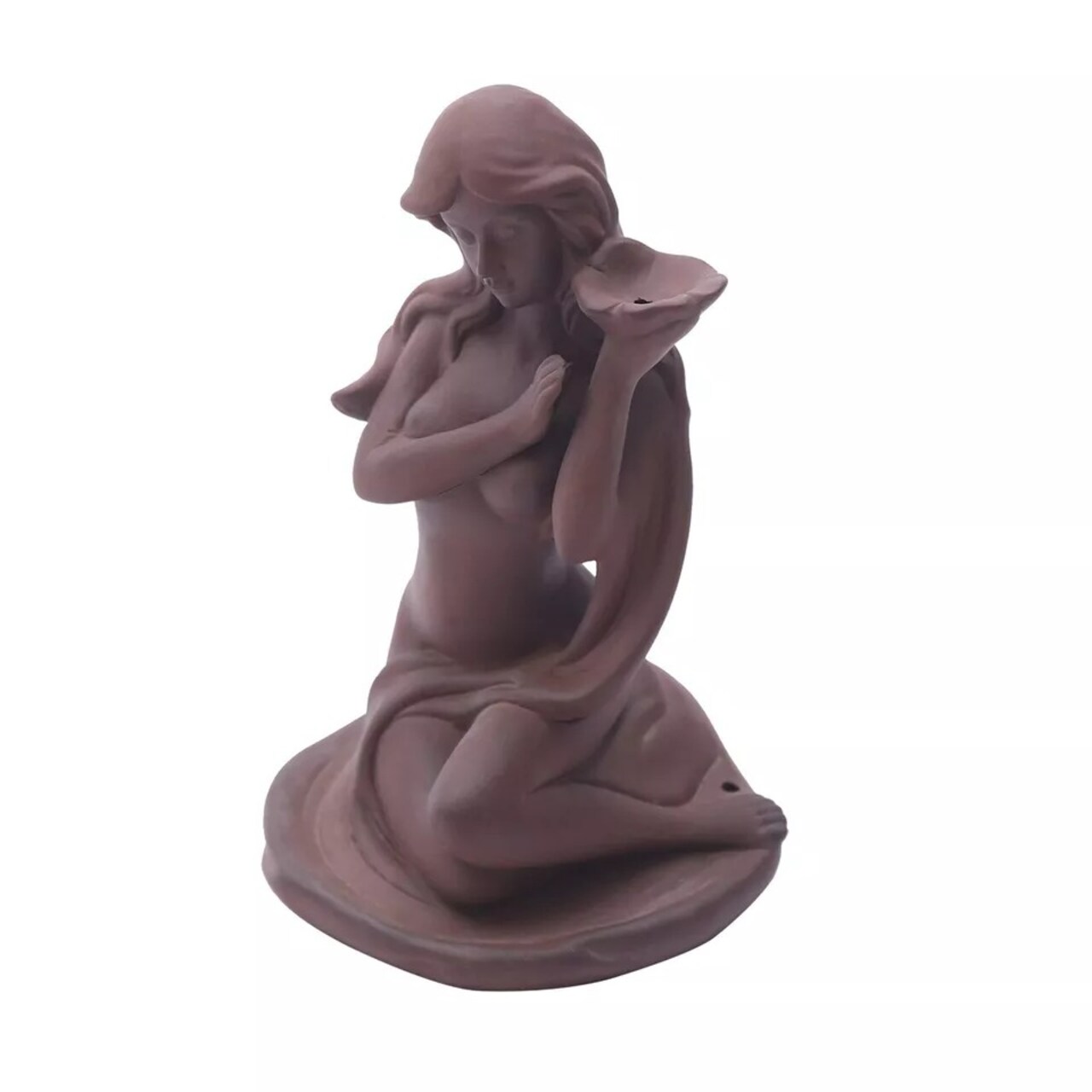 Bathing Girl Incense Holder Women Incense Burner Cone Backflow Smoke Fountain